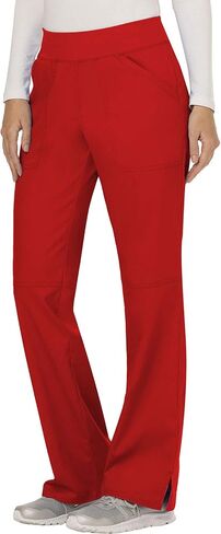 Cherokee Women Scrubs Pant Workwear Revolution Mid Rise Straight Leg Pull-On WW110 in Saudi Arabia