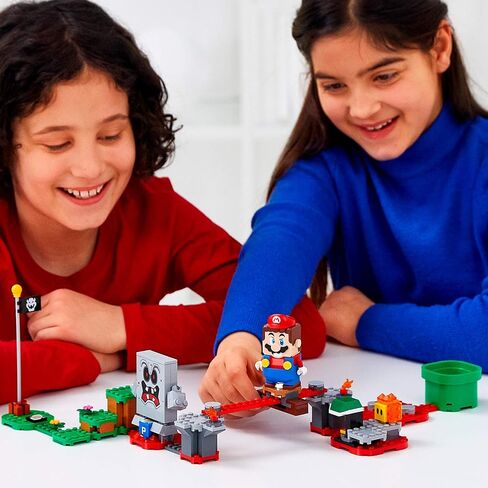 LEGO Super Mario Whomp’s Lava Trouble Expansion Set 71364 Building Kit; Toy for Kids to Enhance Their Super Mario Adventures with Mario Starter Course (71360) (133 Pieces) in Saudi Arabia