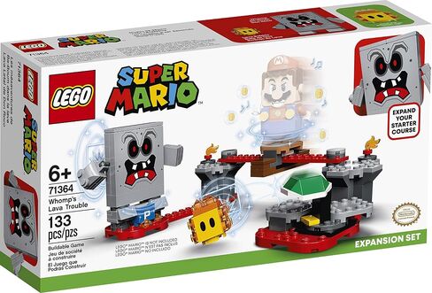 LEGO Super Mario Whomp’s Lava Trouble Expansion Set 71364 Building Kit; Toy for Kids to Enhance Their Super Mario Adventures with Mario Starter Course (71360) (133 Pieces) in Saudi Arabia