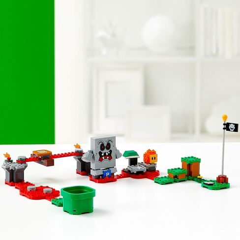LEGO Super Mario Whomp’s Lava Trouble Expansion Set 71364 Building Kit; Toy for Kids to Enhance Their Super Mario Adventures with Mario Starter Course (71360) (133 Pieces) in Saudi Arabia