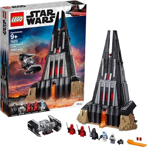 LEGO Star Wars Darth Vader's Castle 75251 Building Kit Includes TIE Fighter, Darth Vader Minifigures, Bacta Tank and More (1,060 Pieces) - (Amazon Exclusive) in Saudi Arabia