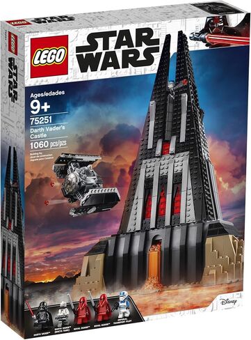 LEGO Star Wars Darth Vader's Castle 75251 Building Kit Includes TIE Fighter, Darth Vader Minifigures, Bacta Tank and More (1,060 Pieces) - (Amazon Exclusive) in Saudi Arabia