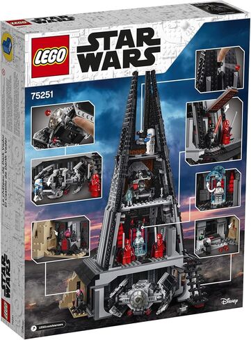 LEGO Star Wars Darth Vader's Castle 75251 Building Kit Includes TIE Fighter, Darth Vader Minifigures, Bacta Tank and More (1,060 Pieces) - (Amazon Exclusive) in Saudi Arabia