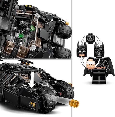LEGO 76239 DC Batman Batmobile Tumbler: Scarecrow Showdown Toy Car with Batman and Scarecrow Minifigures, for Kids Age 8 Plus in Saudi Arabia