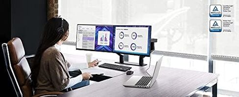 Dell DELL-P2222H LCD Monitor - P2222H 21.5" Full HD WLED 16:9 Black, Silver 22" Class in Plane Switching (IPS) Technology 1920 x 1080 16.7 Million Colors 250 Nit 5 ms 60 Hz (Certified Refurbished) in Saudi Arabia