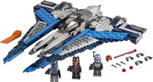 LEGO Star Wars Mandalorian Starfighter 75316 Awesome Toy Building Kit for Kids Featuring 3 Minifigures; New 2021 (544 Pieces) in Saudi Arabia