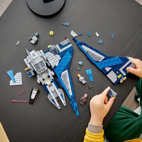 LEGO Star Wars Mandalorian Starfighter 75316 Awesome Toy Building Kit for Kids Featuring 3 Minifigures; New 2021 (544 Pieces) in Saudi Arabia