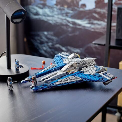 LEGO Star Wars Mandalorian Starfighter 75316 Awesome Toy Building Kit for Kids Featuring 3 Minifigures; New 2021 (544 Pieces) in Saudi Arabia