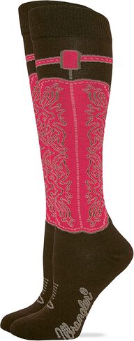 جوارب Wrangler للسيدات Wild West Boot، زوج واحد in Kuwait