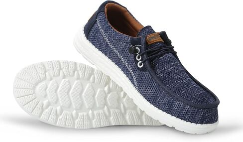 UNIQWETO Men's Slip On Loafers with Arch Support | Foam-Cushioned Footbed | Comfortable & Light-Weight Shoe | Men's Lace Up Loafers | Walking Shoes in Saudi Arabia