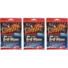 Non-Stick Disposable Grill Wipes, 6 Count in Kuwait