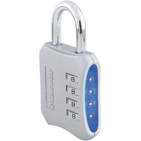 Master Lock Resettable Combination Locker Lock, Lock for Gym and School Lockers, Colors May Vary, 653D