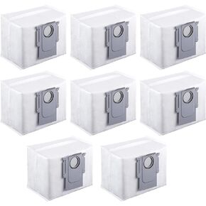 8 Pack Vacuum Bag of Auto-Empty Dock Pure for Roborock S8+/ S8 Pro Ultra/ Q5/ Q5+/ Q7/ Q7 Max/ S7 MaxV Ultra Disposable Dust Bag in Kuwait