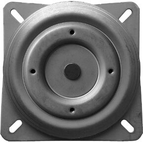 chairpartsonline Replacement Bar Stool Swivel - 6.75" Square w/Round Bottom Plate - Pitched/Angled Profile - Made in The USA - S5446 in Saudi Arabia