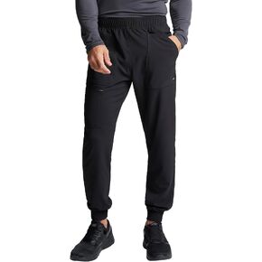 Cherokee Men's Mid Rise Pull-on Jogger Scrubs Pant