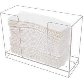 موزع المناشف الورقية التجاري على الحائط، موزع مناشف ورقية أسود ثلاثي الطي مع غطاء مناسب للمناشف الورقية المطوية على شكل حرف C أو متعددة الطي، حامل المناشف الورقية للحمام والمرحاض والمطبخ in Kuwait