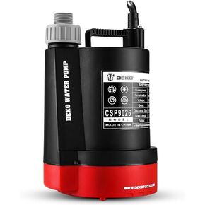 Sump Pump: DEKOPRO 1HP Submersible Pump for Pool Draining 3302GPH Stainless Steel Water Pump with Float Switch in Saudi Arabia