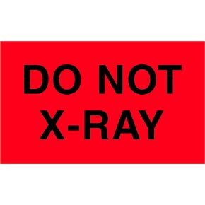 Tape Logic TLDL2361 Labels,"Do Not X-Ray", 3" x 5", Fluorescent Red, 1 Roll of 500 Labels in Saudi Arabia