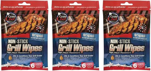 Non-Stick Disposable Grill Wipes, 6 Count in Kuwait