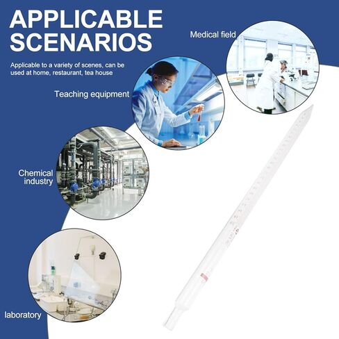 قطارة نقل زجاجية متدرجة ماصات 50 مل قطارة زجاجية معايرة لنقل الزيوت العطرية، ماصات مختبر العلوم، ماصات قطارة تجربة ماصات قطارة الزيوت العطرية in Kuwait