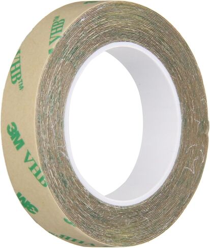 3M VHB F9473PC Adhesive Transfer Tape - 0.5 in x 15 ft. Transparent Tape Roll for Permanent Bonding. Adhesive Tapes in Kuwait
