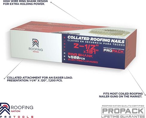 2-1/2 in. x .131 in. Electro Galvanized Ring Shank Coil Framing/Siding Nails (4,500 Contractor Pack) in Saudi Arabia