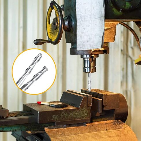 مجموعة المطاحن النهائية لقم التوجيه CNC من ACETOP - قطع لولبية مسطحة وكروية، معطف أزرق نانو / مطحنة نهاية كربيد معطف التيتانيوم، أدوات قطع الطحن ونحت القطع والنقش (عرقوب 1/8 بوصة، 4 أنواع × 10 قطع) in Kuwait