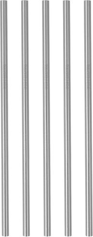 TOPPROS حزمة من 5 قضبان فولاذية مستديرة، قطر 6 مم HSS مخرطة بار أداة المخزون 200 مم / 7.87 بوصة طويلة، لمخارط حفر ترس العمود، آلة مملة تحول المحور المصغر، أداة حرفية دبوس أسطواني in Kuwait