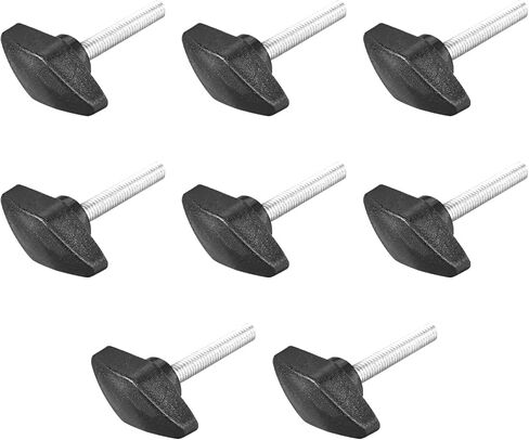 مقابض لولبية بمقبض معدني (M6x30mm) 10 قطع، مقبض معدني على شكل حرف T - لبناء المساكن، آلة المخرطة، معدات الصناعة in Kuwait