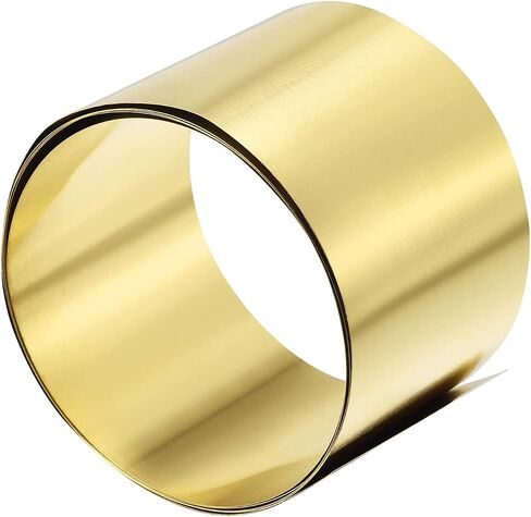 METALLIXITY Brass Sheet (1000mmx200mmx0.1mm) 1Pcs, Metal Sheets Plates - for Home Kitchen Backsplash, Craft Project in Saudi Arabia