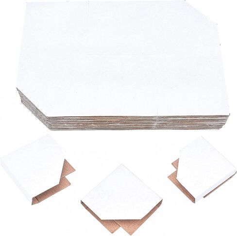 PH PandaHall 50pcs Cardboard Frame Corner Guard Protectors for Art Paintings, Picture Frames, Photos, Paper Stacks(5.1 x 5.1 inches) in Saudi Arabia