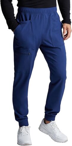 Cherokee Men's Mid Rise Pull-on Jogger Scrubs Pant in Kuwait