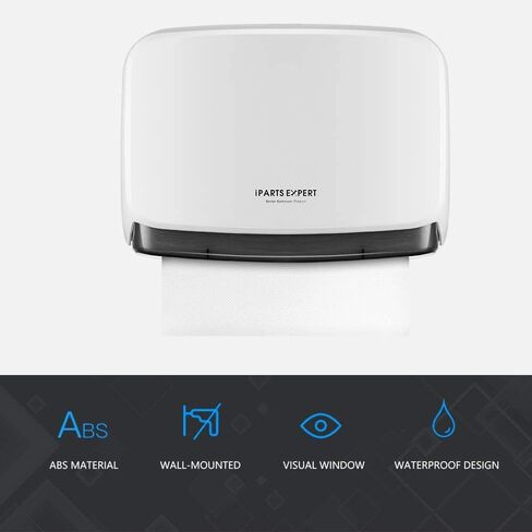 موزع مناشف ورقية تجاري، موزع مناشف ورقية للحمام مثبت على الحائط، حامل علبة مناديل ورقية مطوية يدويًا للمطبخ والحمام in Kuwait