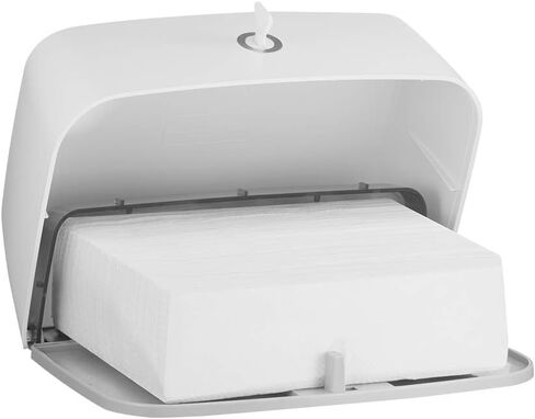 موزع مناشف ورقية تجاري، موزع مناشف ورقية للحمام مثبت على الحائط، حامل علبة مناديل ورقية مطوية يدويًا للمطبخ والحمام in Kuwait