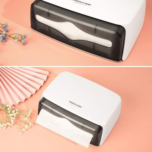 موزع مناشف ورقية تجاري، موزع مناشف ورقية للحمام مثبت على الحائط، حامل علبة مناديل ورقية مطوية يدويًا للمطبخ والحمام in Kuwait