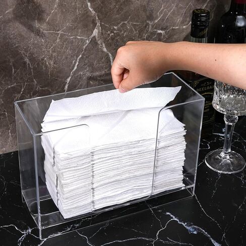 موزع المناشف الورقية التجاري على الحائط، موزع مناشف ورقية أسود ثلاثي الطي مع غطاء مناسب للمناشف الورقية المطوية على شكل حرف C أو متعددة الطي، حامل المناشف الورقية للحمام والمرحاض والمطبخ in Kuwait