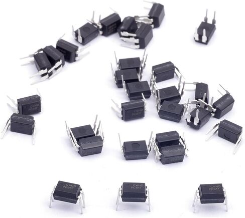 Cylewet 30 قطعة Optocoupler PC817C 2.54 مم الملعب 4 دبابيس DIP-4 تركيب الصور ل Arduino (حزمة من 30) CYT1056 in Saudi Arabia