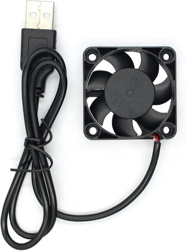 ANVISION 2-Pack 40mm x 10mm DC 12V Brushless Cooling Fan, Dual Ball Bearing, YDM4010B12 in Saudi Arabia