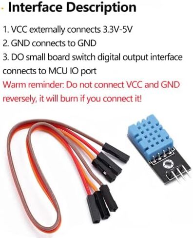 5 قطع DHT11 وحدة استشعار درجة الحرارة والرطوبة لاردوينو توت العليق بي 2 3 in Kuwait