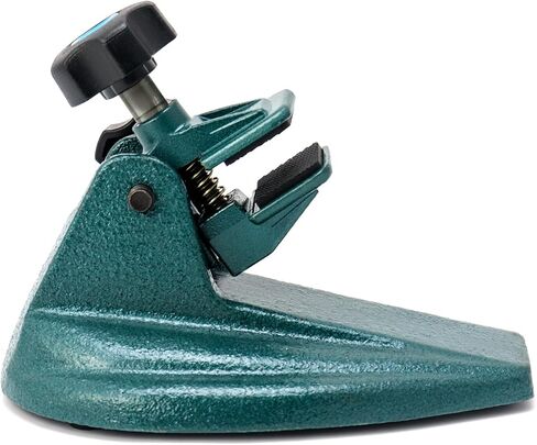 حامل ميكرومتر من QWORK مع وسادة تثبيت مزدوجة غير قابلة للانزلاق، حامل ميكرومتر بقاعدة من الحديد الزهر المطلي للميكرومتر حتى 4 بوصات in Kuwait