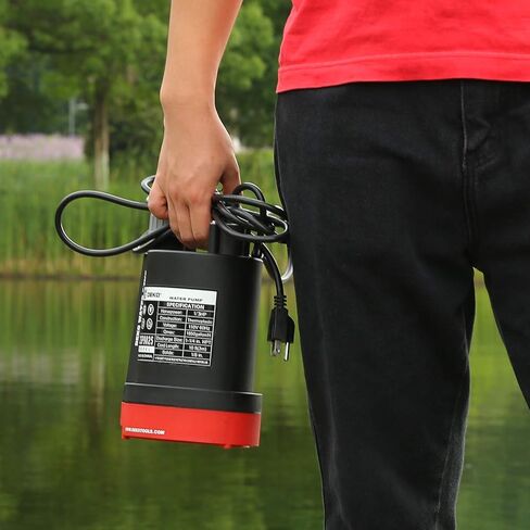 Sump Pump: DEKOPRO 1HP Submersible Pump for Pool Draining 3302GPH Stainless Steel Water Pump with Float Switch in Saudi Arabia
