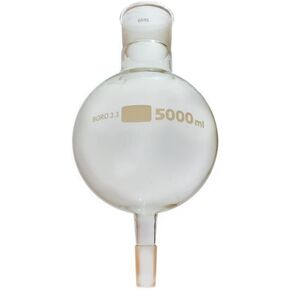 GSC BMF5000-60-50, Borosilicate Glass Biomass Flask, 5000ml Capacity, 60/50 Joint, Clear in Kuwait