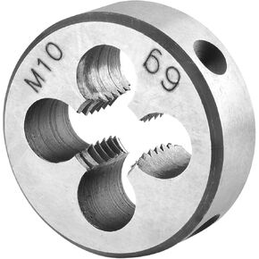 Metric M10 X 1 Round Threading Die, M10 x 1.0 Machine Thread Die Right Hand