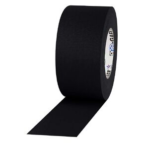 ProTapes Pro Gaff Premium Matte Cloth Gaffer's Tape With Rubber Adhesive, 11 mils Thick, 55 yds Length, 3" Width, Black (Pack of 1) in Saudi Arabia