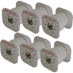 مادة مانعة للتسرب ممتدة PTFE، عرض 1/2 بوصة × طول 15 قدمًا، (6 بكرات) in Kuwait