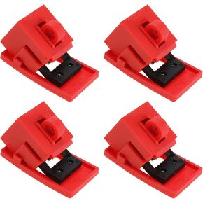 Circuit Breaker Lockout Device, 4 Pack 480/600 Volt Clamp-on Single Pole Breaker Lock Out Device, Large in Kuwait
