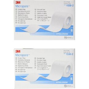 2 X Medical Tape MicroporeTM Paper 2 Inch X 10 Yards, 6 Per Box in Saudi Arabia