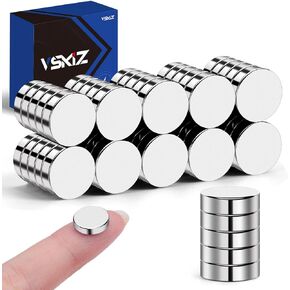 VSKIZ Refrigerator Magnets, 120 Pcs Rare Earth Magnets, 10x3mm Neodymium Fridge Magnets, Muti-use Premium Tiny Round Disc Small Magnets, Whiteboard Magnets for Crafts, DIY, Office, Dry Erase Board in Saudi Arabia
