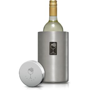 IPUJAN Wine Chiller Bucket with Stainless Ice Stone - Champagne Bucket for 750ml Single Bottle Cold up to 5 Hours - Iceless Insulated Double Walled White Wine Cooler Bucket in Saudi Arabia