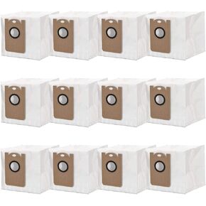 كيس غبار لأكياس مكنسة iHome Nova لـ Kyvol Cybovac S31 لـ Uoni V980 Plus Q6 لـ M7 Pro M8 Max ملحقات المكنسة الكهربائية سعة 2.5 لتر كيس غبار للاستعمال مرة واحدة (12 عبوة) in Kuwait